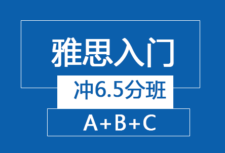 雅思入门冲6.5分班（A+B+C）