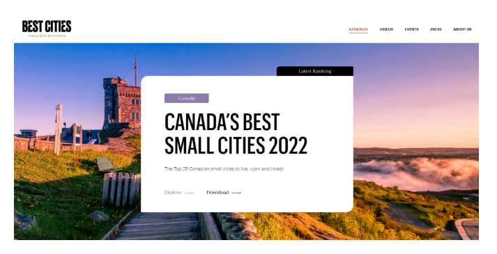 2022加拿大“较佳中小城市”榜单出炉：较受欢迎的10个城市是……